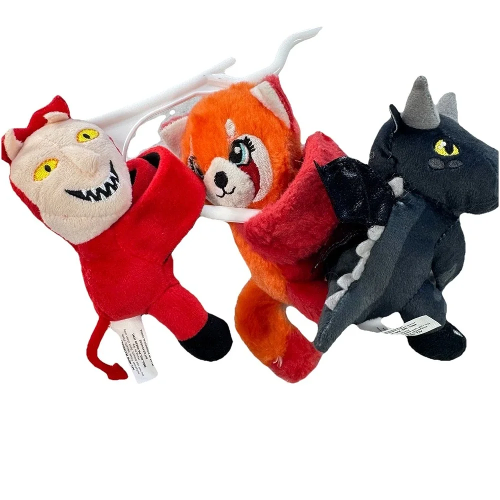Bullsitoy Disney Cuties Cuff Slap Bracelets‎ Toy Lot of 3 Panda Dragon Creepy